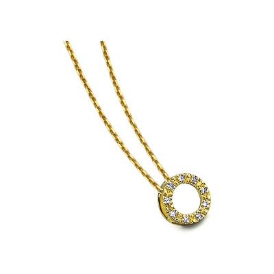 Collier LECARRÉ en or jaune et diamants
