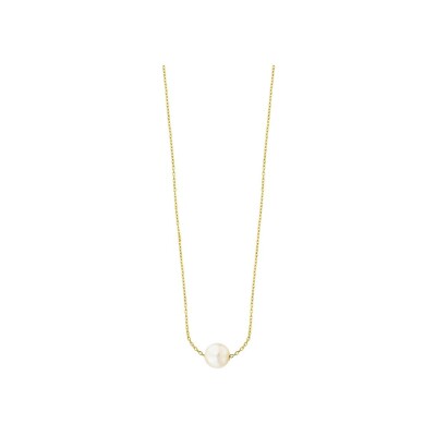 Collier LECARRÉ en or jaune et perles d'eau douce