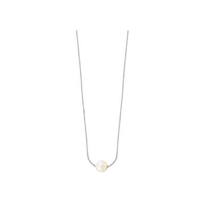 Collier LECARRÉ en or blanc et perles d'eau douce