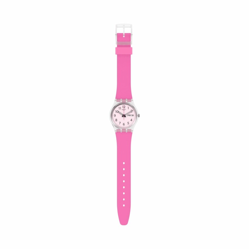 Montre Swatch Monthly Drops Rinse Repeat Pink