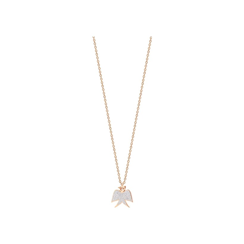 GINETTE NY GEORGIA necklace, rose gold and diamonds