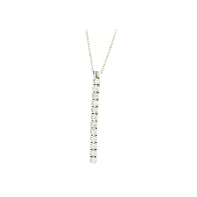 Collier en or blanc et diamant