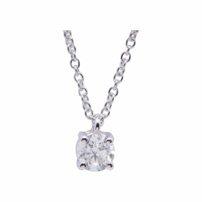 Collier en or blanc et diamant