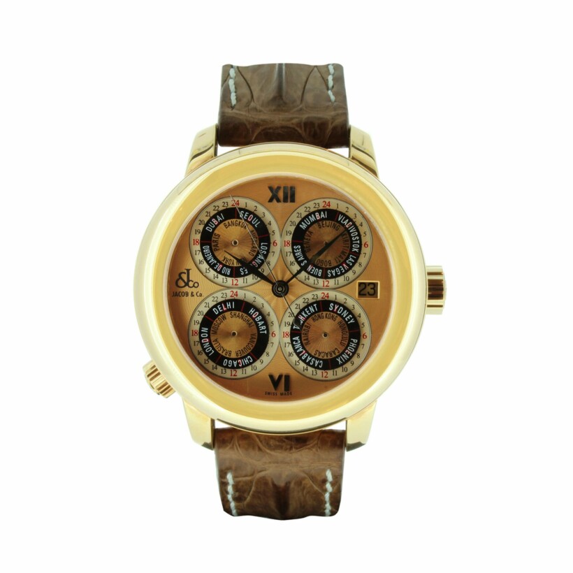 ZEGG & CERLATI | Purchase Jacob & Co Gotham city rose gold watch