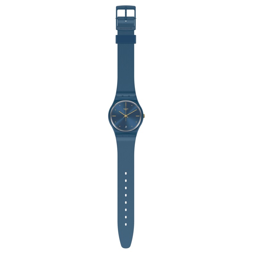 Montre Swatch Monthly Drops Pearlyblue