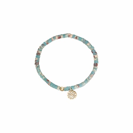 Bracelet GO Girl Only en perle verdatre