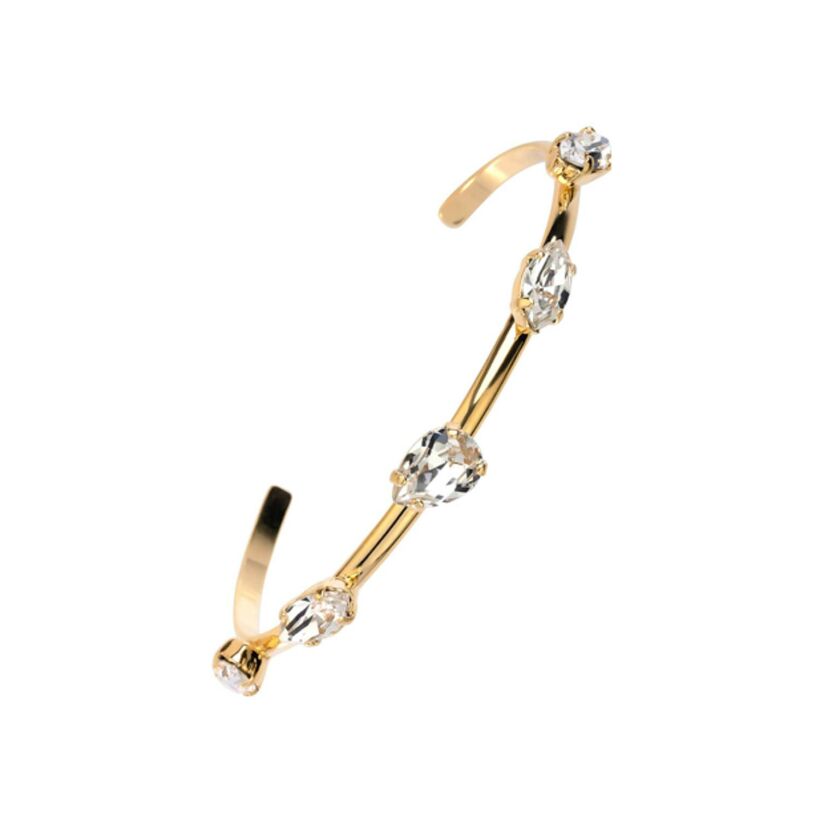 Bracelet Andrea Marazzini Tokyo en métal doré et cristaux précieux