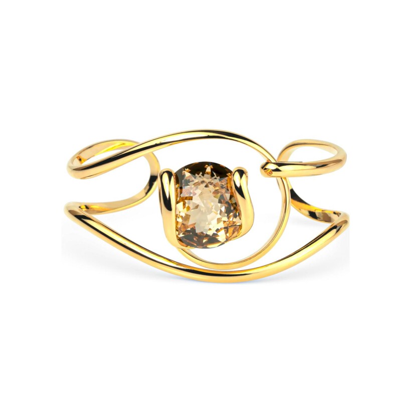 Bracelet Andrea Marazzini Bubble en métal doré et cristal précieux