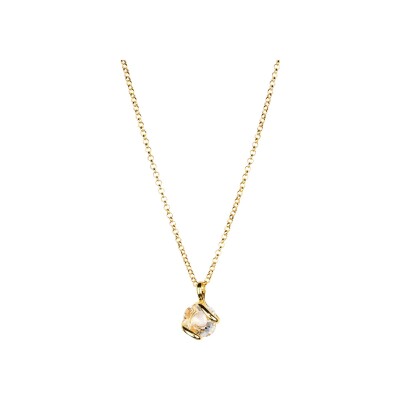 Pendentif Andrea Marazzini Simple Mini en métal doré et cristal précieux