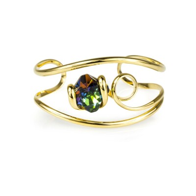 Bracelet Andréa Marazzini Vega BR8 en métal doré et cristal précieux