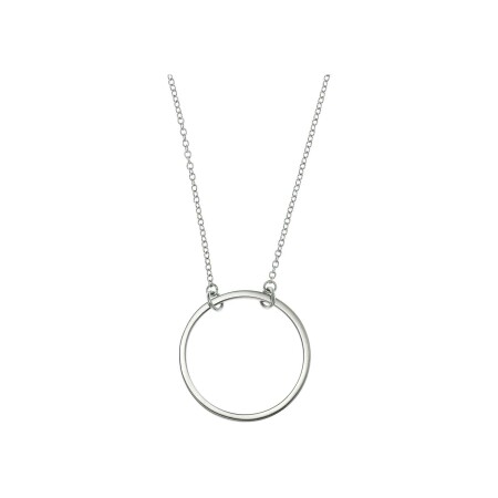 Collier GO Mademoiselle en argent rhodié