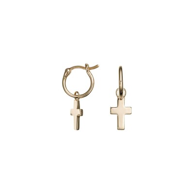 Boucles d'oreilles GO Mademoiselle en plaqué or