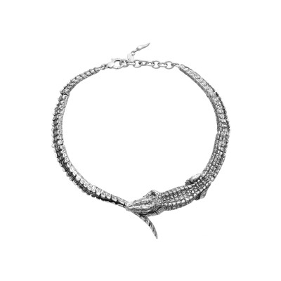 Collier Giovanni Raspini crocodile en argent