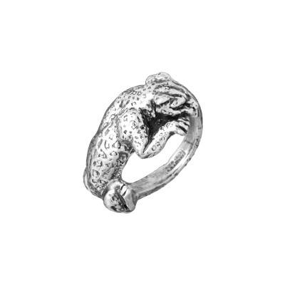 Bague Giovanni Raspini léopard en argent