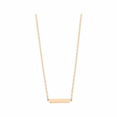 GINETTE NY GOLD & DIAMOND STRIP necklace, rose gold