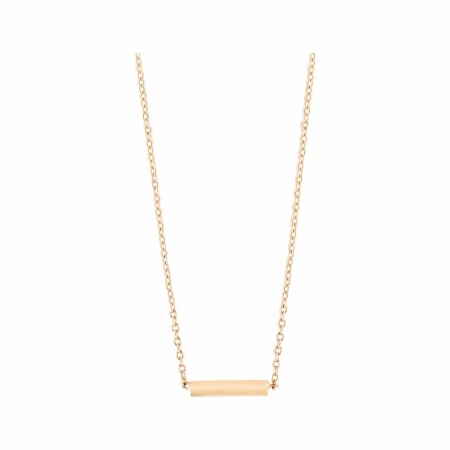 GINETTE NY GOLD & DIAMOND STRIP necklace, rose gold