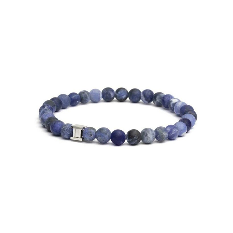 Bracelet Gemini Classics en acier et sodalite