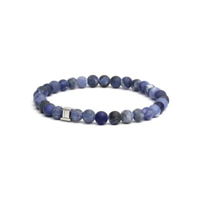 Bracelet Gemini Classics en acier et sodalite