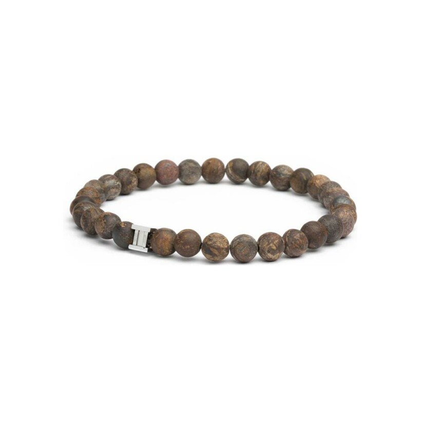 Bracelet Gemini Classics en acier et bronzite