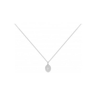 Collier en argent et oxyde de zirconium