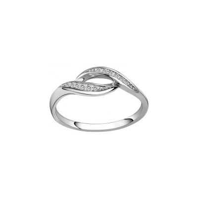 Bague en argent et oxyde de zirconium