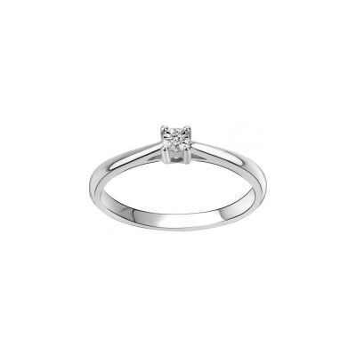 Bague en argent et diamant 0.01ct