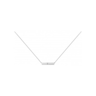 Collier en argent et oxyde de zirconium