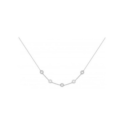 Collier en argent et oxyde de zirconium