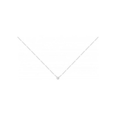 Collier en argent et oxyde de zirconium
