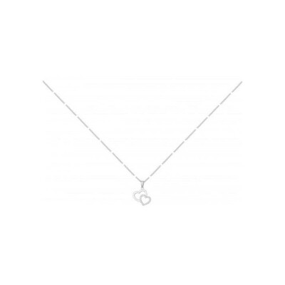 Collier en argent et oxyde de zirconium