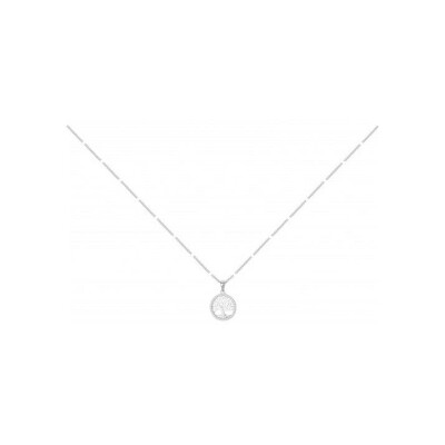 Collier en argent et oxyde de zirconium
