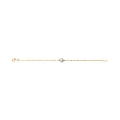 Bracelet en laiton et perle d'eau douce