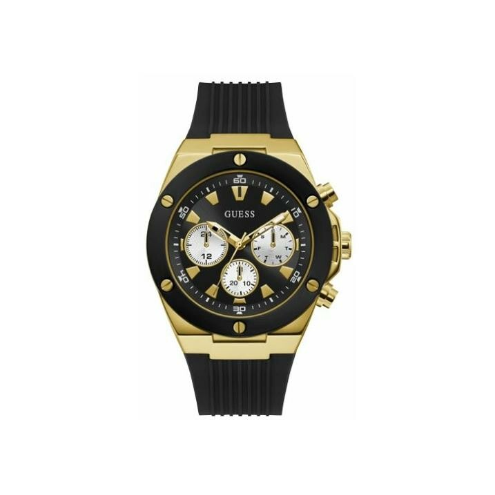 Montre Guess homme W0668G8 chrono plaqué or