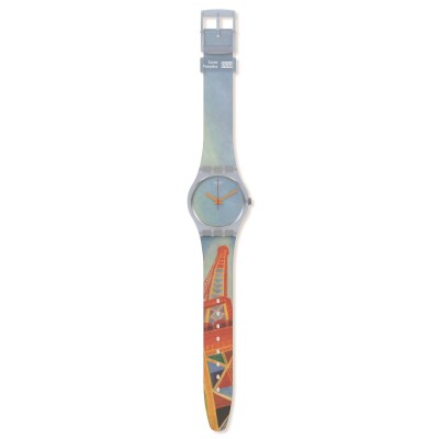 Montre Swatch Swatch x Centre Pompidou Eiffel Tower, by Robert Delaunay