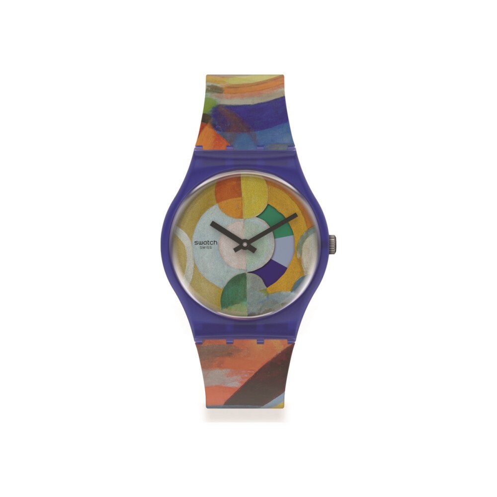 Montre Swatch Swatch x Centre Pompidou Carousel, by Robert Delaunay