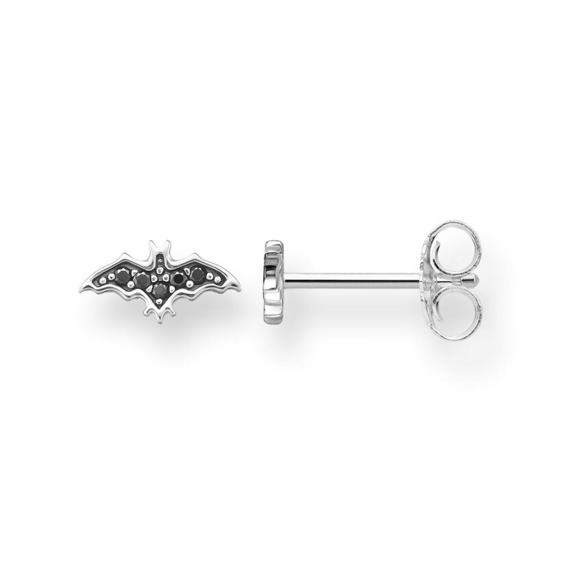 Boucles d'oreilles Thomas Sabo Glam & Soul Chauve souris en argent et oxyde de zirconium noir 