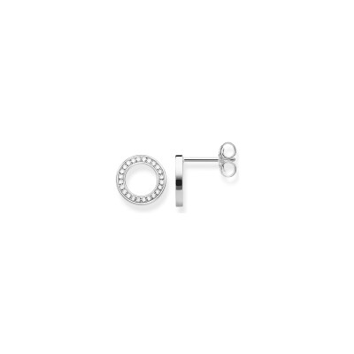 Clous d'oreilles Thomas Sabo en argent et oxyde de zirconium