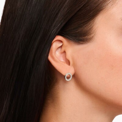 Clous d'oreilles Thomas Sabo en argent et oxyde de zirconium