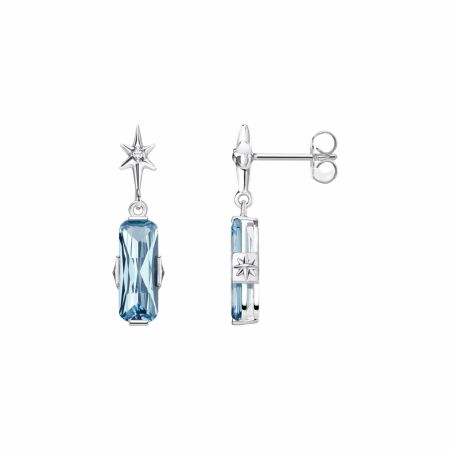 Boucles d'oreilles Thomas Sabo en argent, oxyde de zirconium et spinelle synthétique