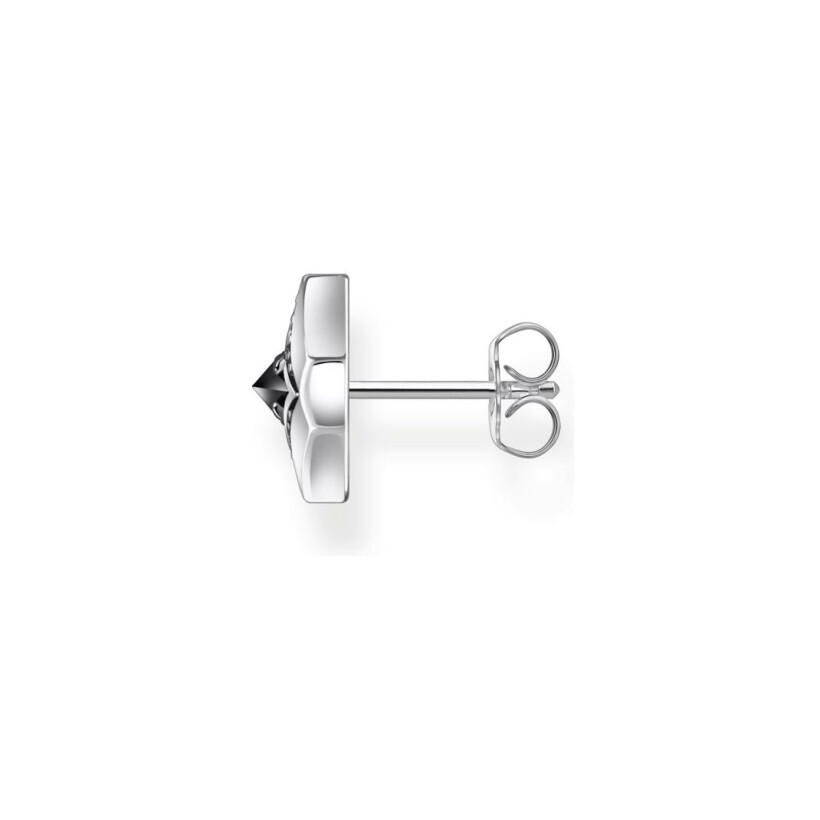 Mono boucle d'oreille Thomas Sabo Rebel at Heart en argent, oxydes de zirconium et pierres synthétiques