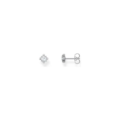 Clous d'oreilles Thomas Sabo en argent et oxyde de zirconium
