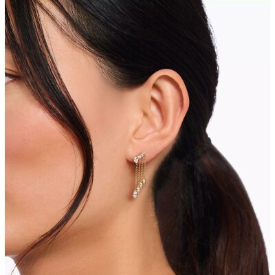 Boucles d'oreilles Thomas Sabo en argent et oxyde de zirconium