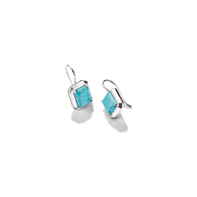 Boucles d'oreilles Thomas Sabo en argent et turquoise d'imitation