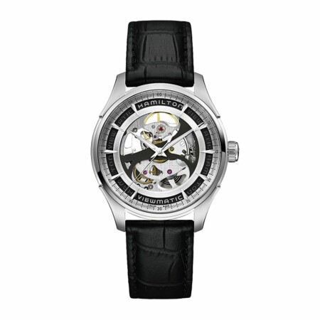 Montre Hamilton Jazzmaster Viewmatic Skeleton Gent Auto H42555751