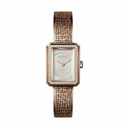 CHANEL BOY·FRIEND Tweed watch