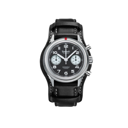 Montre Hanhart 417 ES Flyback Reverse Panda 39mm 1954 Manuel