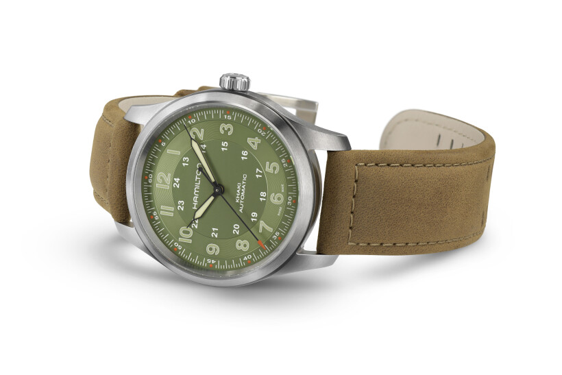 Montre Hamilton Khaki Field Titanium Verte