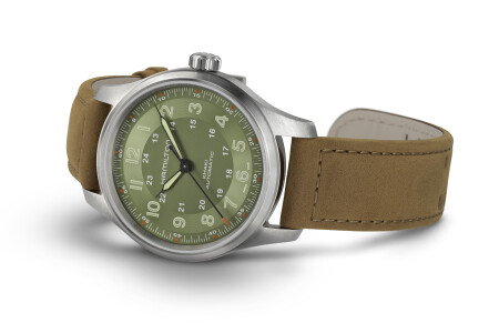 Montre Hamilton Khaki Field Titanium Verte