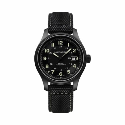 Montre Hamilton Khaki Field TItanium Auto H70575733