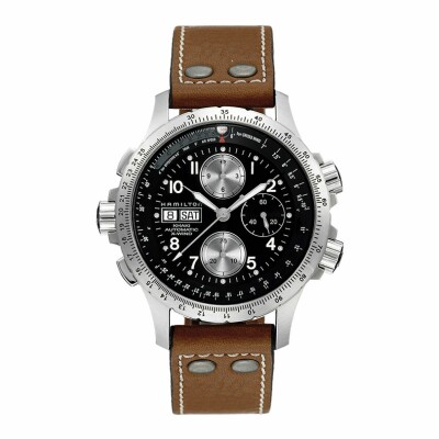 Montre Hamilton Khaki Aviation X-Wind Auto Chrono H77616533